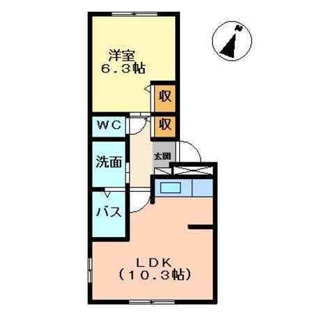 レジデンス熊谷Ⅱの物件間取画像